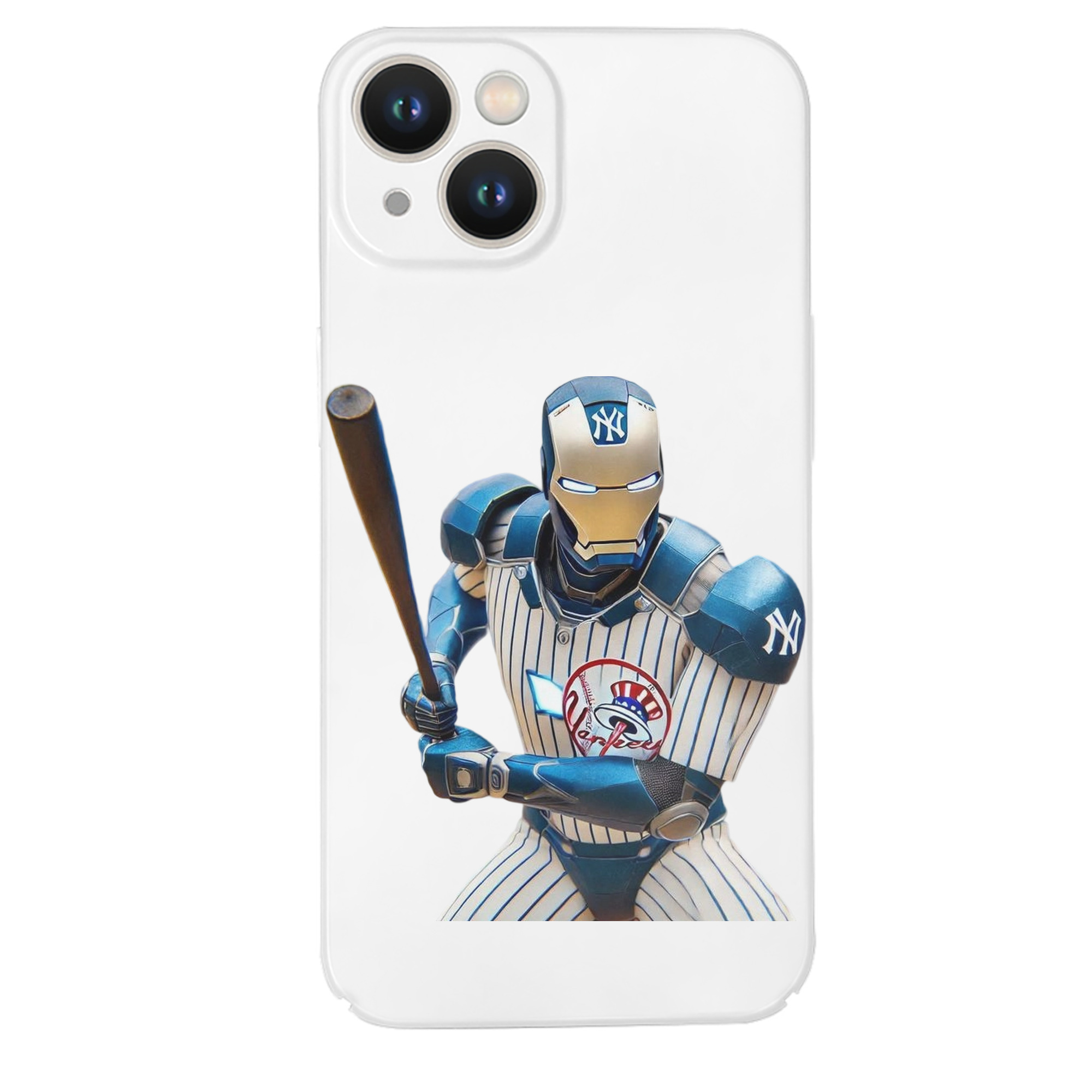 New York Yankees 283 IPhone 14 Series Full-Cover Hard Case – Shockproof With Raised Camera Protection – Precise Cutouts, Wireless Charging Compatible – Durable, Anti-Yellowing, Easy To Clean